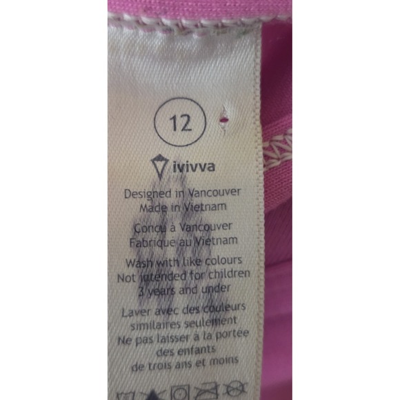 Ivivva by Lululemon Girls Lot 3 Pairs of Running Shorts & Tank top Size 12 - Picture 4 of 15